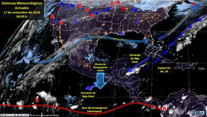 Pronostican Fuertes Vientos en el Istmo y el Golfo de Tehuantepec
