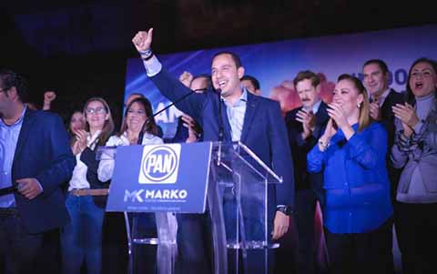 Gana Marko Cortés Elección Interna del PAN con el 79% de los Votos
