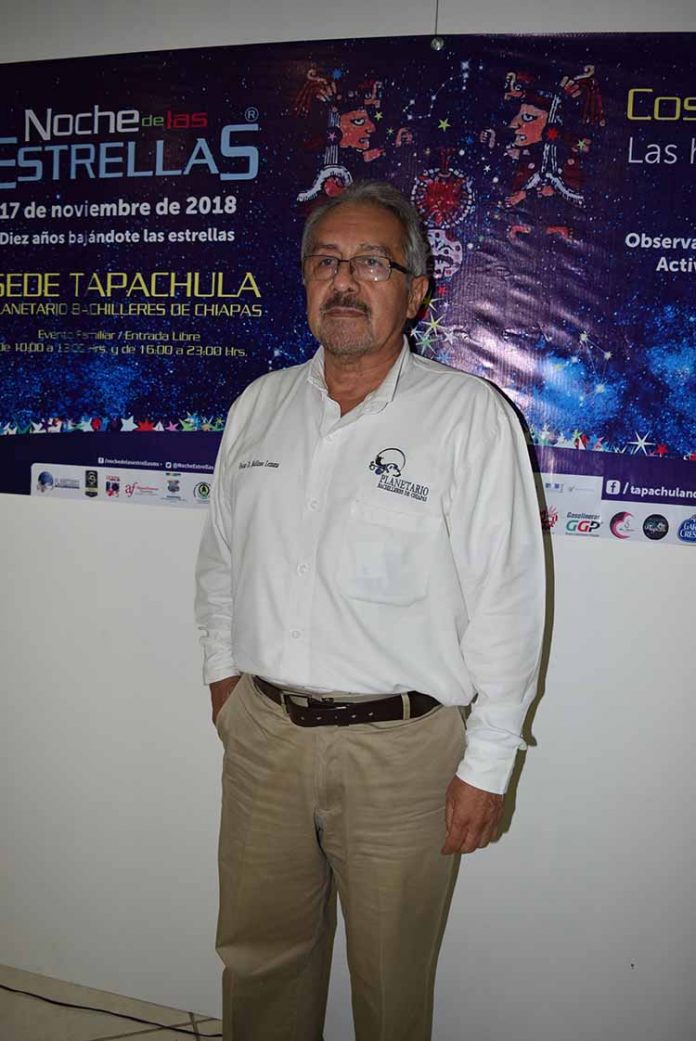 Oscar Ballinas, director del Planetario.