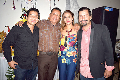 Andrés Guerra, Mario Ruiz Echeverría, Valentina Montoya, Carlos Torija.