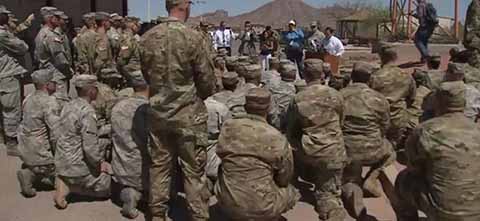 Mil 500 Soldados Estadounidenses Refuerzan la Seguridad en Frontera de Sonora y Arizona