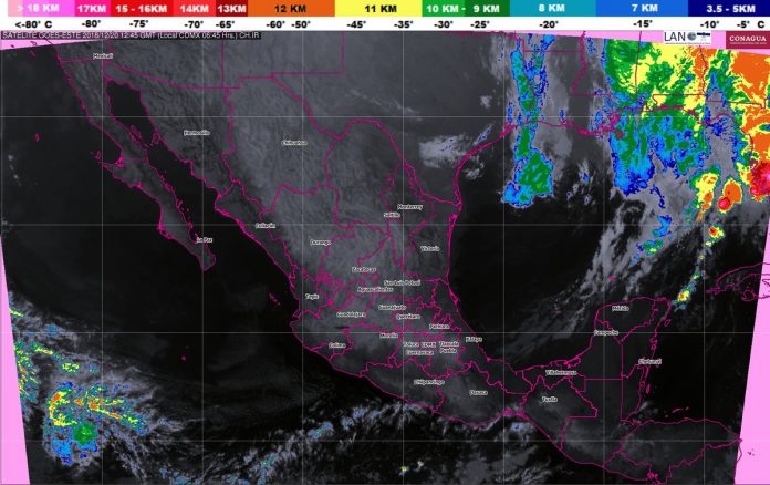 Prevén tormentas fuertes en Oaxaca y Chiapas