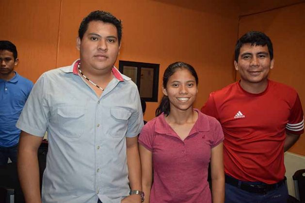 Blanca Castillejos, Erick Hernández, Daniel Morga.