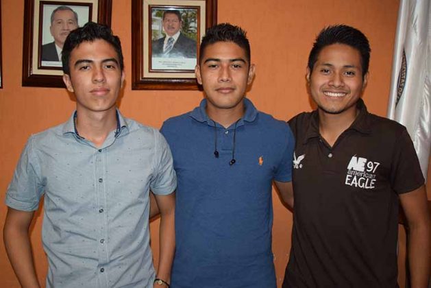 Héctor Sánchez, Luis Manahén, Mario Martínez.
