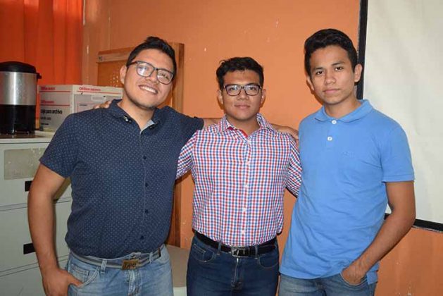 Herbin de León, Ángel Muñoz, Gianni Vázquez.