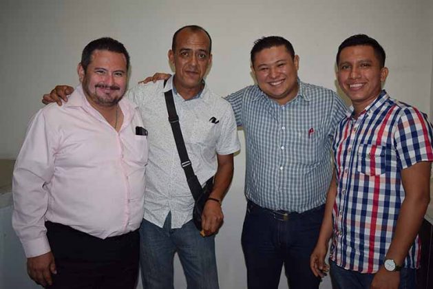 Alberto Meza, Luis García, Freddy Soto, Luis López.