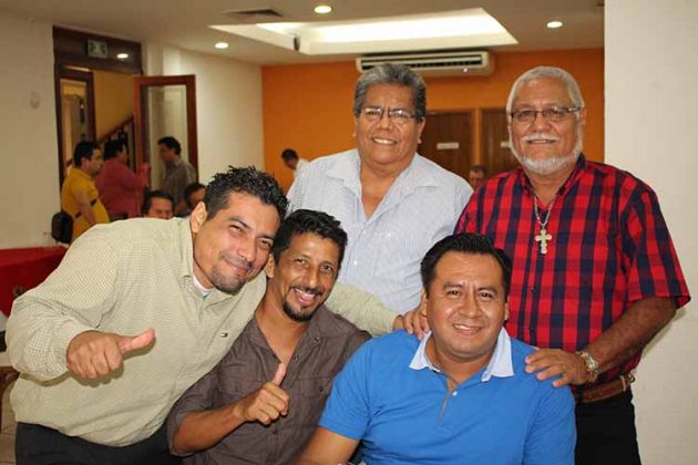 Miguel Ramos, Jorge Mejía, Enoch Piedrasanta, Carlos Hernández, José Cadena.