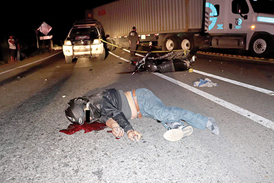 Motociclista Muere Atropellado