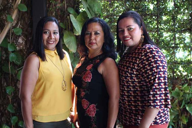 Dayana Orellana, Yaneth Toledo, Isabel Ordoñez.