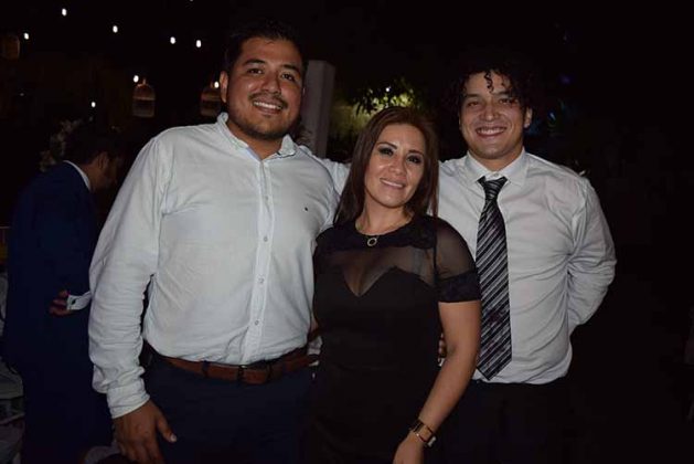 Miguel Pineda, Galdina Silva, Oscar Avelar.