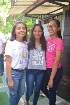 Lilian L&oacute;pez, Itzel Chable, Arianna Chable.