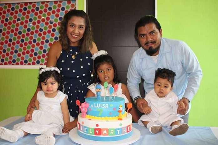Germán, Luisa & Geysel Cordero fueron celebrados por sus padres Luis Cordero & Herminia Jarquín