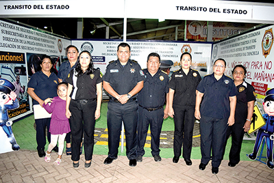 Equipo de trabajo de la Delegación de Seguridad Turística Vial Tapachula.