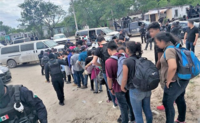 Ejército y Policía de Tamaulipas Rescata a 107 Migrantes Centroamericanos