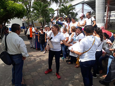 Marcha Mitin Contra el Ayuntamiento de Tapachula