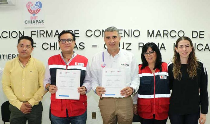 DIF Chiapas y Cruz Roja Promueven Cultura de Prevención