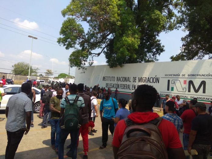 Migrantes Vandalizan la Estación Migratoria “Siglo XXI”