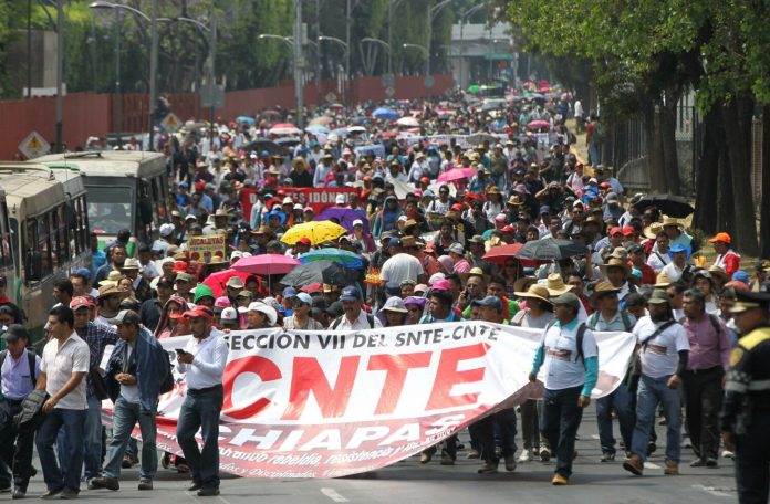 Maestros Anuncian Marchas hoy Contra la Reforma Educativa