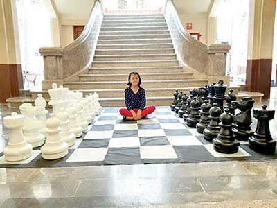 Karina Guadalupe Guillén Moreno, gran promesa del ajedrez.