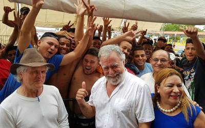 Alejandro Encinas Visita Albergues de Migrantes en Mapastepec, Suchiate, Huixtla y Tapachula