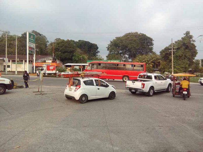 Temen Accidentes por Cerrar Vialidad en Tuxtla Chico