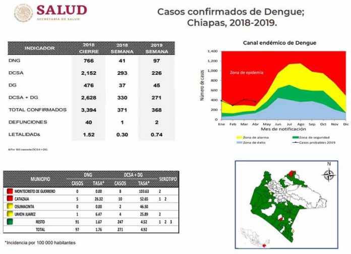 Alerta Roja en Chiapas por Más de 300 Enfermos con Dengue