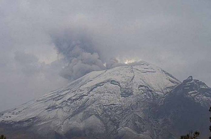 Reportan Nueva Explosión en el Popocatépetl