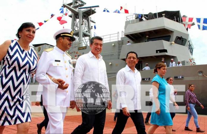 Reconoce Fiscal General Labor de la Marina en Chiapas