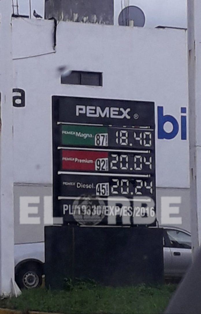 Cotice precios este Jueves 13 de Junio la gasolinera ubicada en la 9na sur y 12 ote en Tapachula Chiapas, presenta estas tarifas de combustible al público.