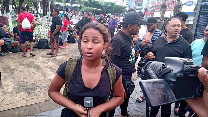 Migrantes Preparan Caravana Madre Para Salir de Tapachula el