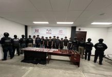 Detienen FGR y SSP a 12 personas por presuntos delitos contra la salud y violación a la Ley Federal de Armas