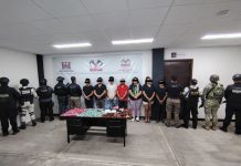 En seguimiento a investigación, derivada de detención de 12 personas en San Cristóbal, SSP y FGR detienen a 7 presuntos integrantes de célula delictiva en Tuxtla