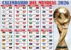 Calendario del Mundial 2026