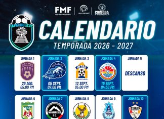 Calendario Tapachula FC.