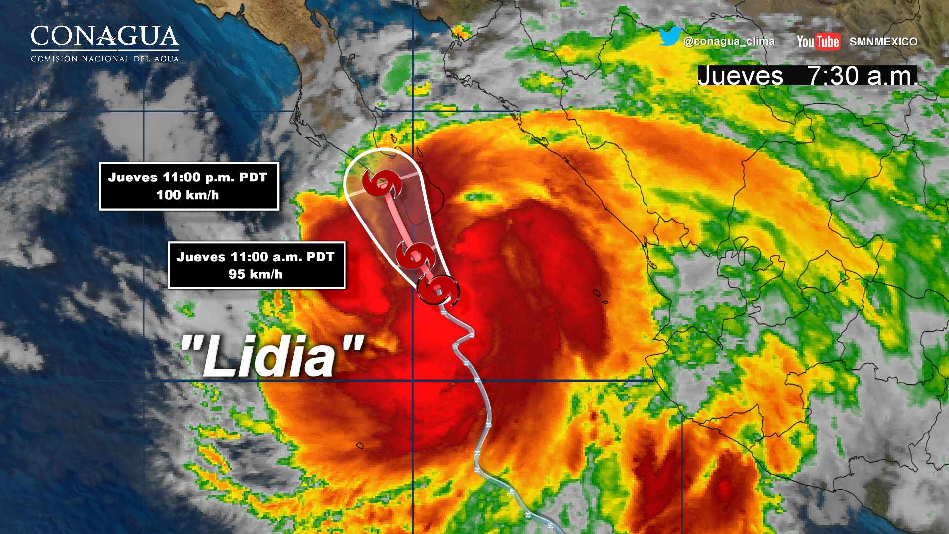 Tormenta Tropical “Lidia” en el Pacífico Periódico El Orbe