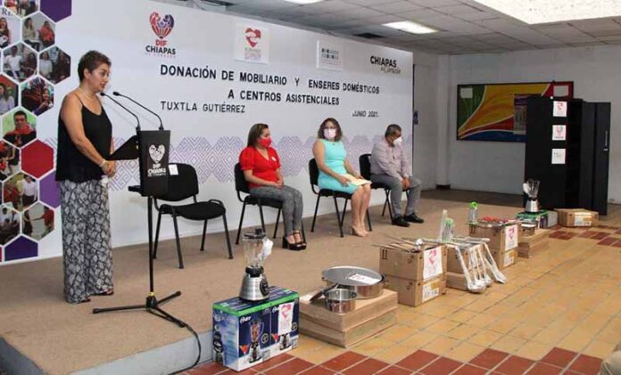 Dif Chiapas Recibe Donativo En Especie Para Sus Centros De Asistencia